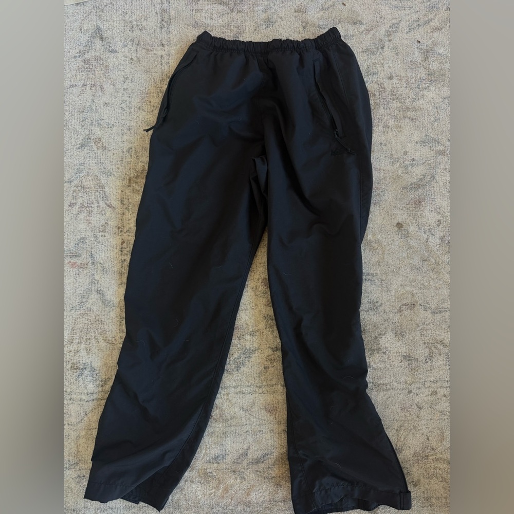 REI Co-op Black Nylon Hiking Pants Unisex M Lightweight Elastic Waist Outdoor